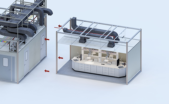 Containerized laboratory: the perfect combination of innovative design and modular construction