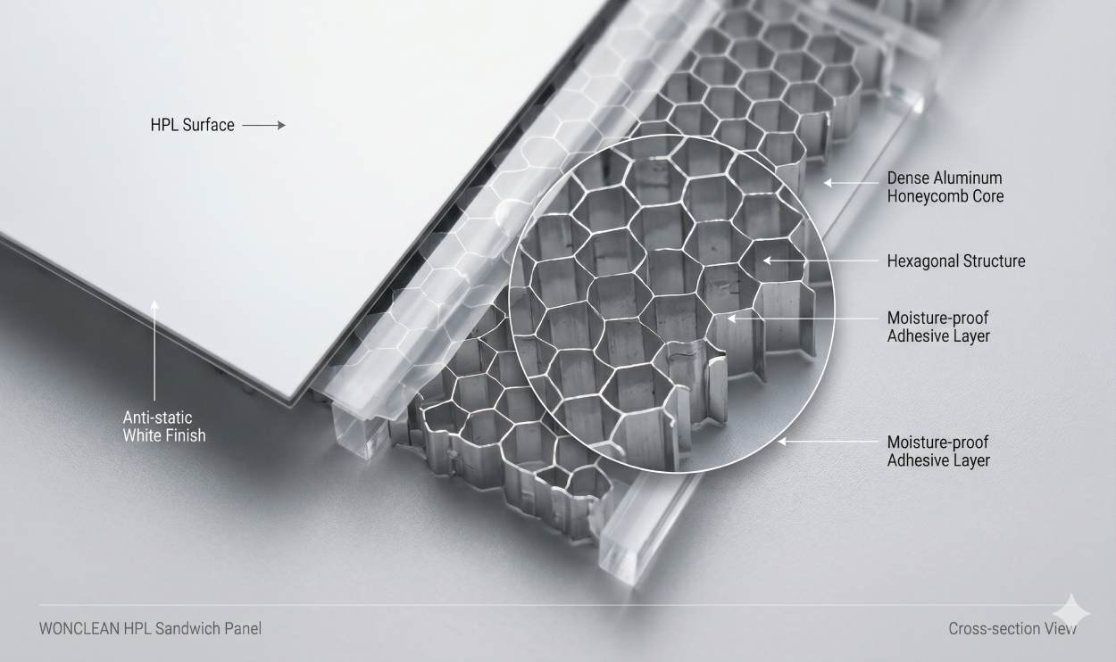 Comprehensive cleanroom product range manufactured in our factory