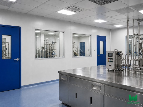 HTBT China cleanroom partition wall and ceiling grid project photo