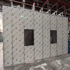 Prefabricated laboratory ceiling and FFU grid