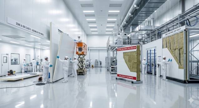 PIR vs Rockwool Sandwich Panels: The 2026 Selection Guide for High-Tech Cleanrooms