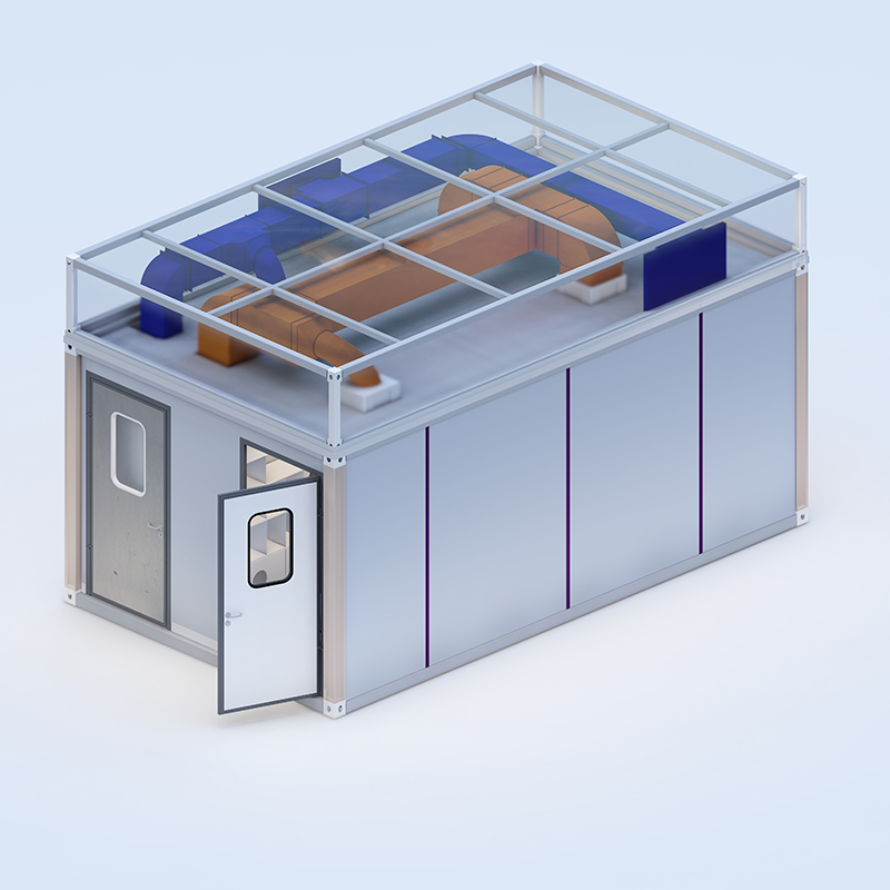 Practical design of modular clean room