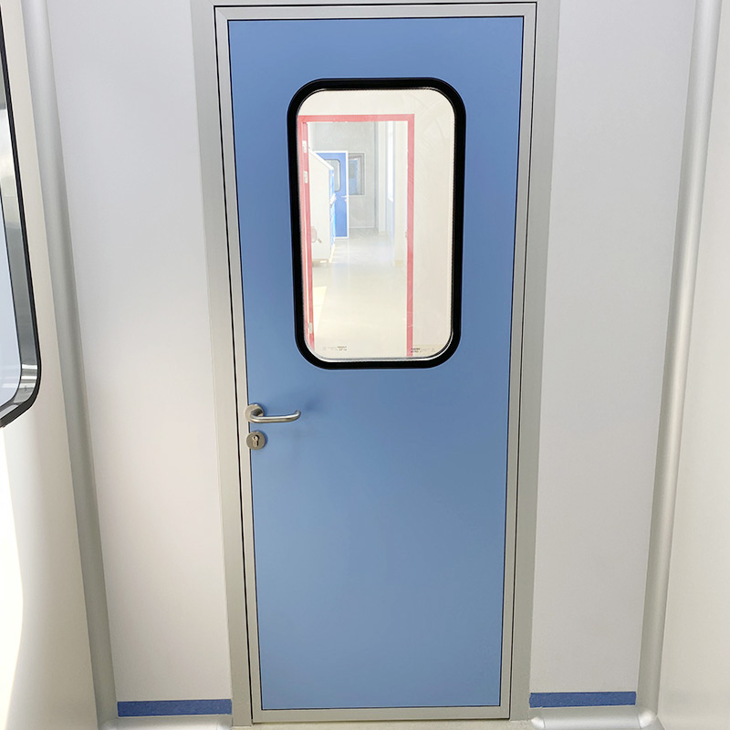 Aluminum frame hpl door